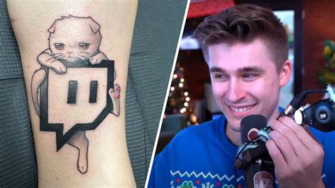 Ludwig Gets Twitch Tattoo And Asks Youtube Ceo For Matching Logos