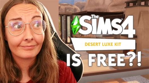 The Sims Released A Kit For Free Desert Luxe Kit Is Out YouTube