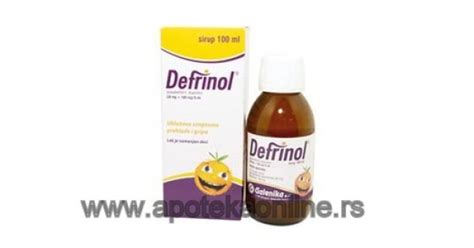 DEFRINOL SIRUP | Apotekaonline.rs