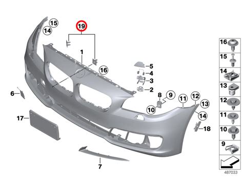 Genuine BMW 51112287637 Set Of Mounts For PDC Sensor Front Goccia D