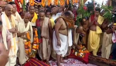 Construction Works Of Chariots For Rath Yatra Begin In Odisha S Puri Odishabytes