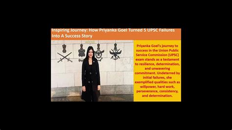 Inspiring Journey How Priyanka Goel Turned 5 Upsc Failures Into A Success Story Shorts