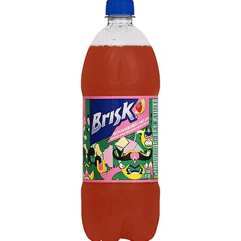 Lipton Brisk® Strawberry Melon Flavored Drink 1l Plastic Bottle Buehlers