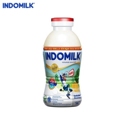 Jual Indomilk Susu Steril Botol 190 Ml Rasa Chocolate Vanilla Flavor