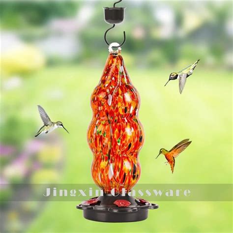 China Decorative Glass Hummingbird Feeders Suppliers Manufacturers