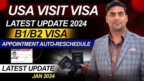 USA Visit Visa Latest Update 2024 B1 B2 Visa Appointment Auto