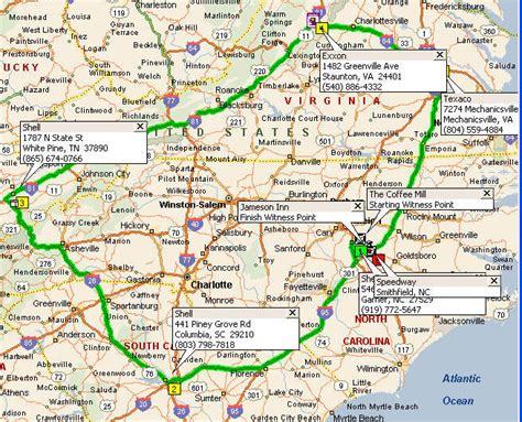 Clayton North Carolina Map