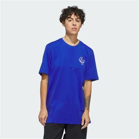 Adidas Shmoofoil All Star Short Sleeve Tee Blue Adidas India