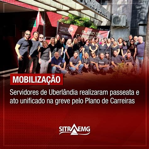 Servidores de Uberlândia realizaram passeata e ato unificado na greve