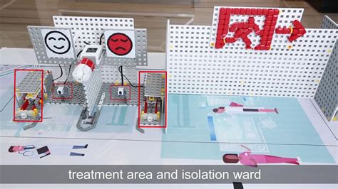 Autonomiczny szpital z klocków Zostały wykorzystane Roboty do