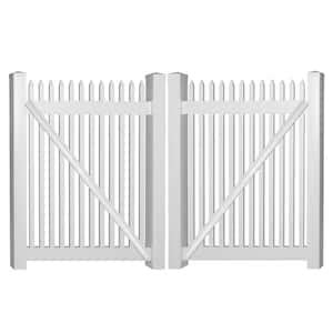 Weatherables Barrington 10 Ft W X 5 Ft H White Vinyl Picket Fence