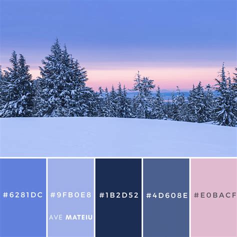 Winter Landscape Color Palette 410 - Ave Mateiu