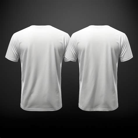 Maqueta De Camiseta En Blanco Liso Foto Premium