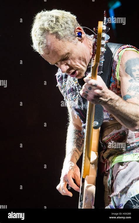 Turin Italy October The American Rock Band Red Hot Chili Peppers Performs Live At Pala