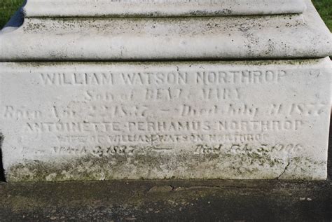 William Watson Northrop Find A Grave Memorial