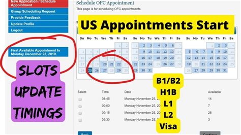 USA Visa Appointment Start Slots Update Timings How Many Slots Per