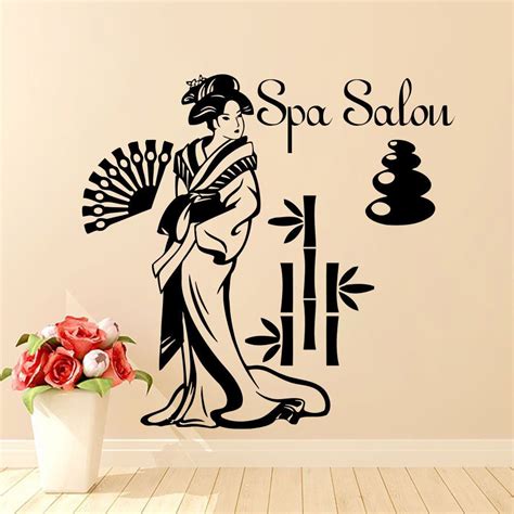 Beauty Salon Wall Decal Fashion Women Spa Salon Decals Vinyl Stickers