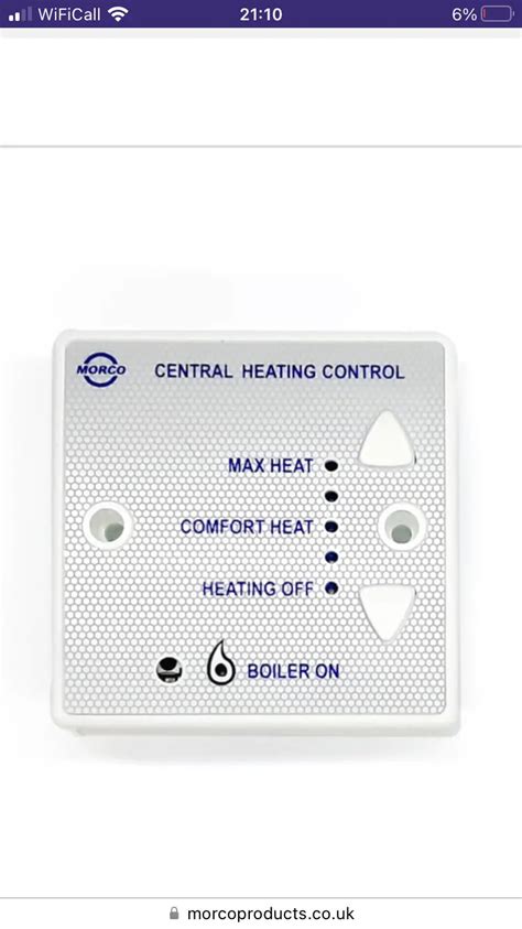 Hive Thermostat To Morco Gb24 Combi Boiler In Static Caravan Only 3