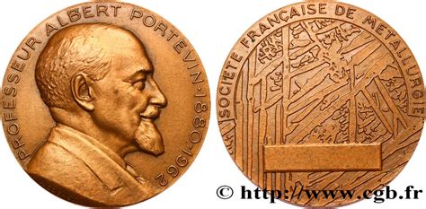 Science And Scientific Médaille Albert Portevin Fme660438 Medals