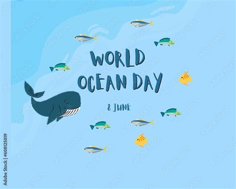 World Oceans Day World Ocean Day June 8 Underwater Ocean Background