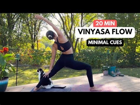 20 Min Minimal Cues Vinyasa Yoga For Balance Strength Embrace The