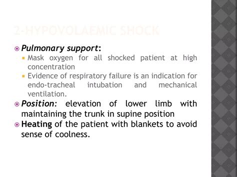 Shock Types And Management Ppt