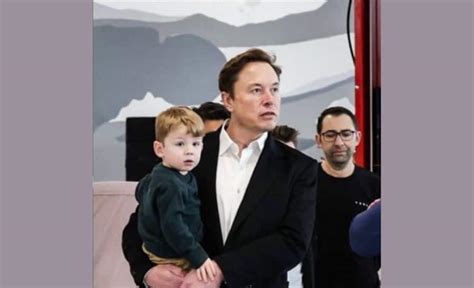 Billionaire Elon Musk Shares Beautiful Pictures With His Son X Ae A