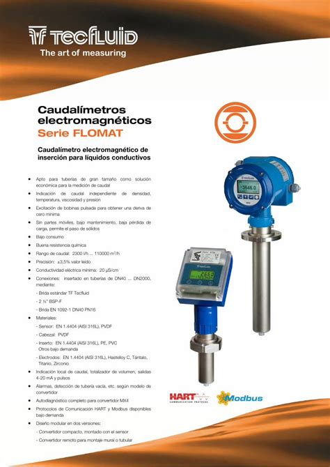 Pdf Caudal Metros Electromagn Ticos Serie Flomat Modelos