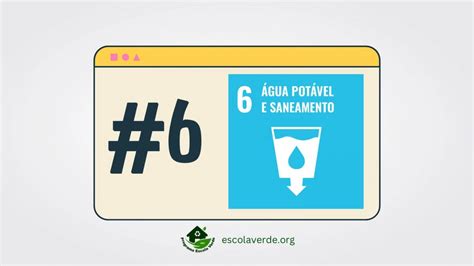 Ods Nº 6 Água PotÁvel E Saneamento 💧 Programa Escola Verde