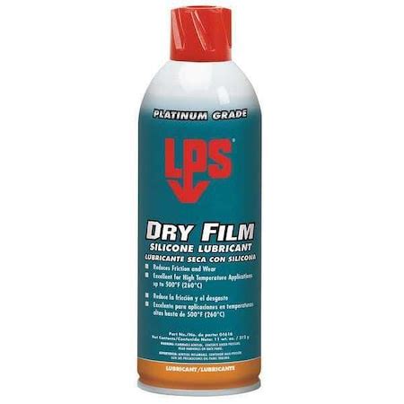 Lps Dry Film Silicone Lubricant Aerosol Zoro