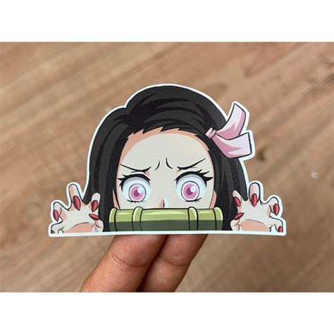 Jual Stiker Demon Slayer Nezuko Peeker Kota Banjarmasin Xeno Skin