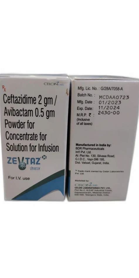 Zavicefta Ceftazidime Avibactam Injection At Rs 1900 Piece In Mumbai