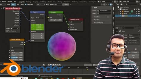 Creating A Captivating Glowing Orb Effect In Blenders Node Wonderland Youtube