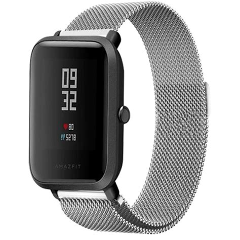 Xiaomi Amazfit Bip Milanese Armband Silber Smartwatcharmbaender De