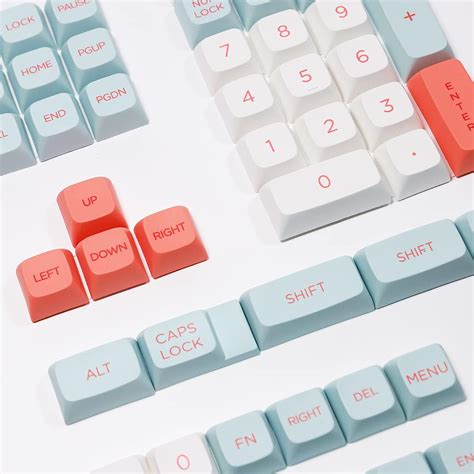 Buy Xdk Custom Cute Keycaps Salmon Theme Keys Pbt Xda Dye Sub