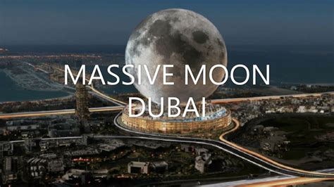 Massive Moon Dubai Biggest Tourism Project Youtube