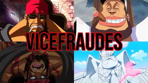 Vicealmirantes Que No Merecen Su Rango One Piece Youtube