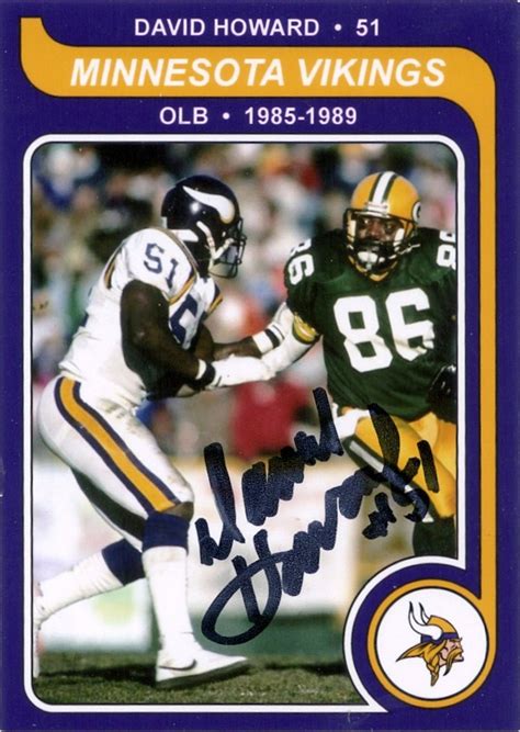 Minnesota Sports Autograph Project David Howard