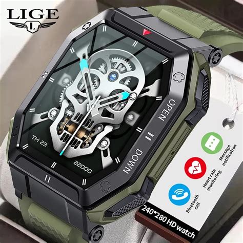 Lige Reloj Inteligente Deportivo Para Hombre Accesorio De Pulsera