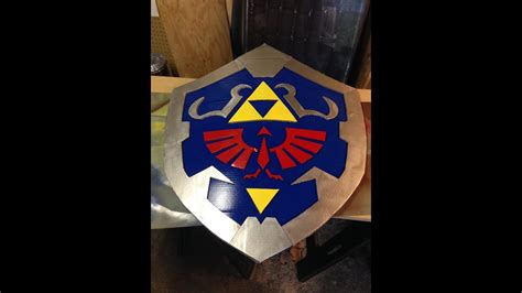 How To Make Link S Hylian Shield From Ocarina Of Time Zelda Youtube