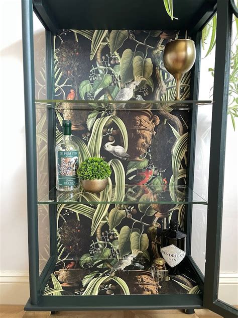 Vintage Display Cabinet Cocktail Gin Drinks Cupboard Artofit