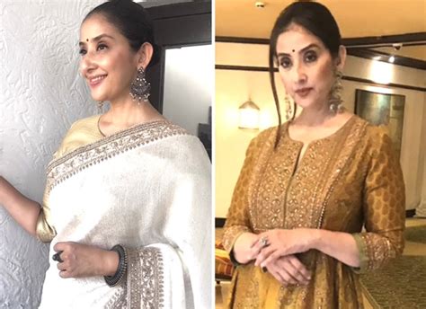 Manisha Koirala Flaunts Her Ethereally Beautiful Sarees And Salwar