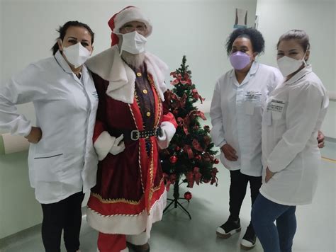 HRSP agradece voluntário que se vestiu de Papai Noel e visitou o