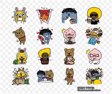 Kakao Friends KakaoTalk Emoticon Sticker PNG 705x685px Kakao Friends