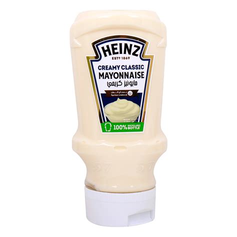 Heinz Creamy Classic Mayonnaise Top Down Squeezy Bottle 310 Ml Online At Best Price Mayonnaise