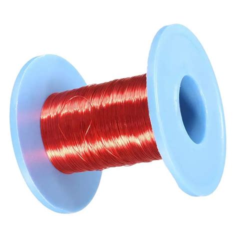 1 Roll Red Enameled Copper Wire 100m Magnet Wire 0 2mm Qa Enameled