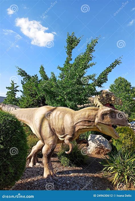 Dinosaur Park, Natural History Museum, Svilajnac, Serbia Stock Photo ...