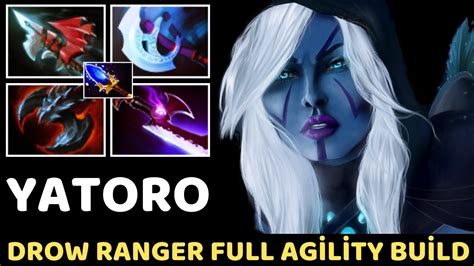 Yatoro Drow Ranger Full Agility Build Dota Youtube