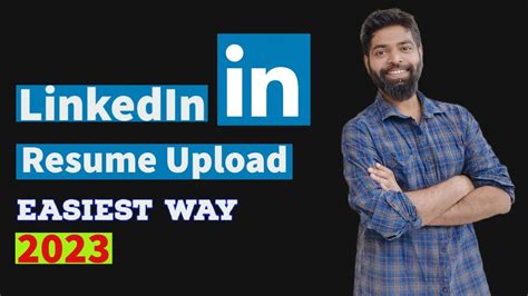 How To Upload Resume On Linkedin Linkedin Tutorial For Beginners