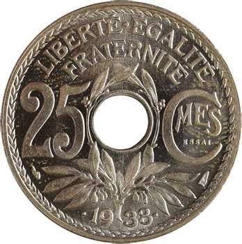 IIIe République essai de 25 centimes Lindauer 1938 Paris iNumis